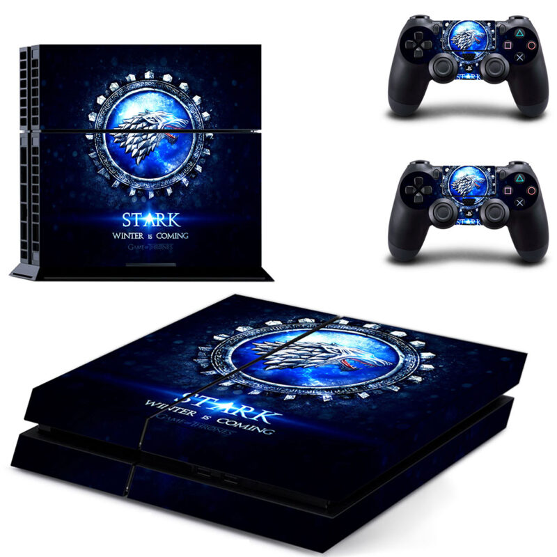 Stark Winter Is Coming Skin Sticker For PS4 Controllers