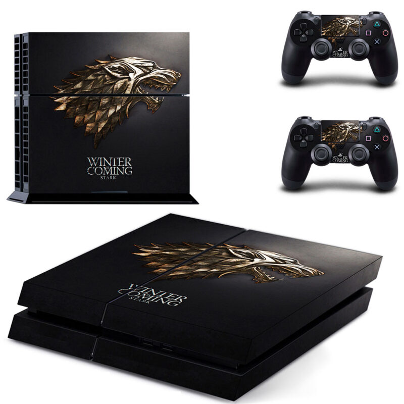 Winter Is Coming Stark Skin Sticker Decal For PlayStation 4
