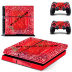 Blood Bandana Skin Sticker Decal For PlayStation 4