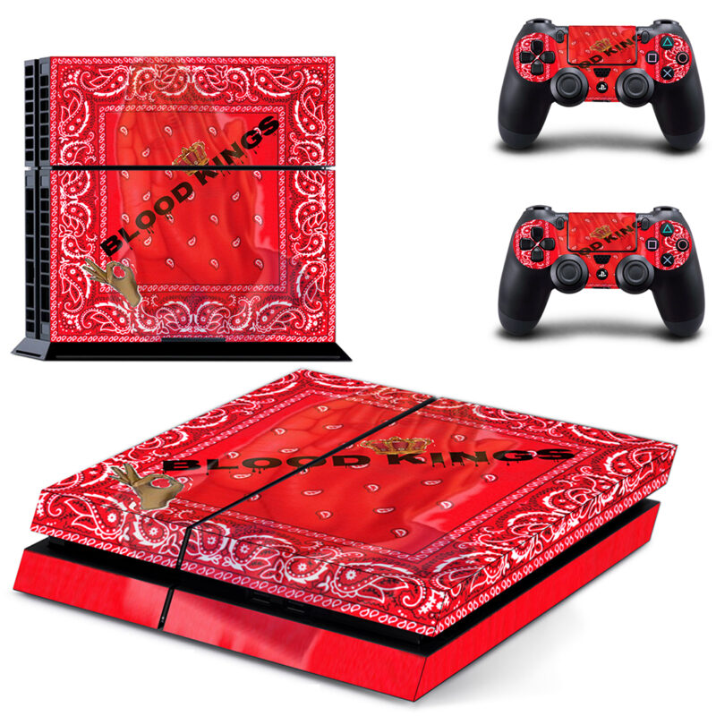 Blood Bandana Skin Sticker Decal For PlayStation 4