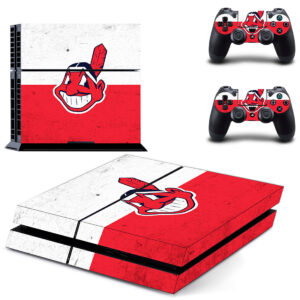 Cleveland Indians Skin Sticker For PS4 Controllers