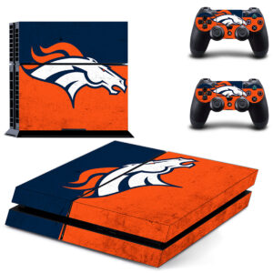 Denver Broncos Skin Sticker For PS4 Skin And Two Controllers