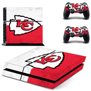 Kansas City Chiefs Skin Sticker For PS4 Skin And Two Controllers