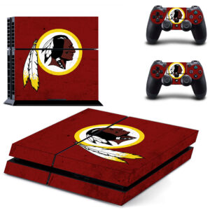 Washington Redskins Skin Sticker For PS4 Skin And Two Controllers