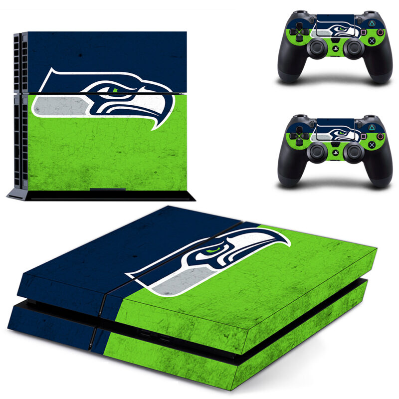 Seattle Seahawks Skin Sticker Decal For PlayStation 4