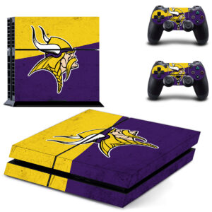 Minnesota Vikings Skin Sticker Decal Cover For PlayStation 4