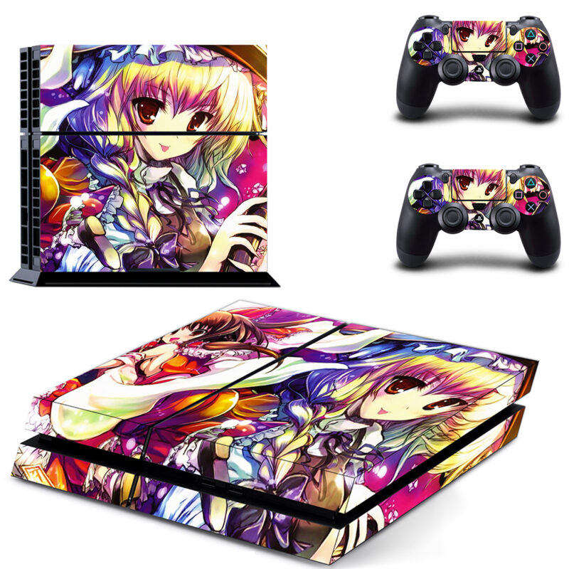 Touhou Skin Sticker For PS4 Skin And Controllers