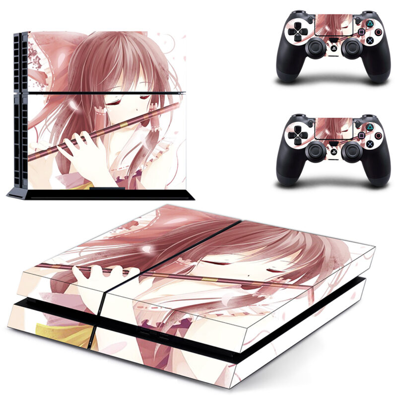 Anime Flute Skin Sticker Decal For PlayStation 4