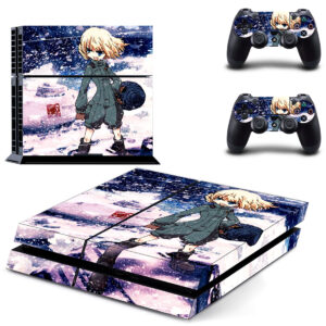 Girls und Panzer Series Skin Sticker For PS4 Skin And Two Controllers