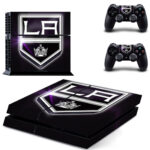 Los Angeles Kings Skin Sticker For PS4 Skin And Two Controllers