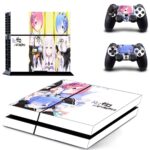 Zero Kara Hajimeru Isekai Skin Sticker For PS4 Skin And Controllers