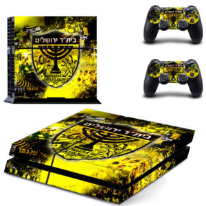 Beitar Jerusalem Football Club Skin Sticker For PS4 Skin And Controllers