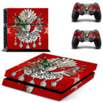 Ottoman Empire Flag Skin Sticker For PS4 Skin And Two Controllers