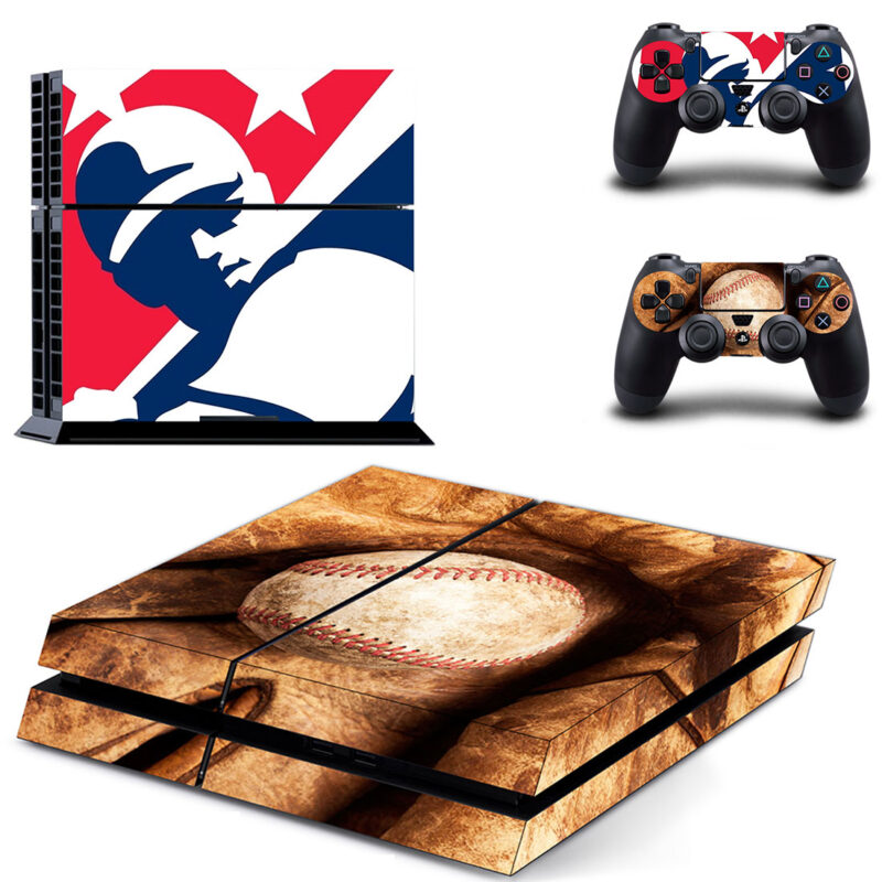 Minor League Baseball Logo Skin Sticker For PS4 Skin And Two Controllers