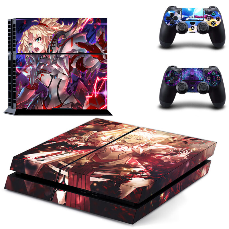 Fate Apocrypha Anime Skin Sticker For PS4 Skin And Two Controllers