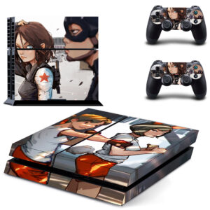 Ani-May Winter Soldier Skin Sticker For PS4 Skin And Two Controllers