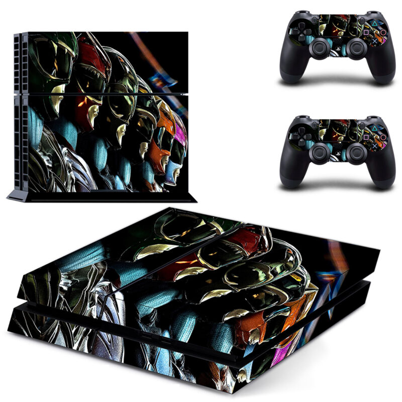 Mighty Morphin Power Rangers Skin Sticker Decal Cover For PlayStation 4