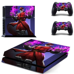 M. Bison Skin Sticker Decal For PlayStation 4