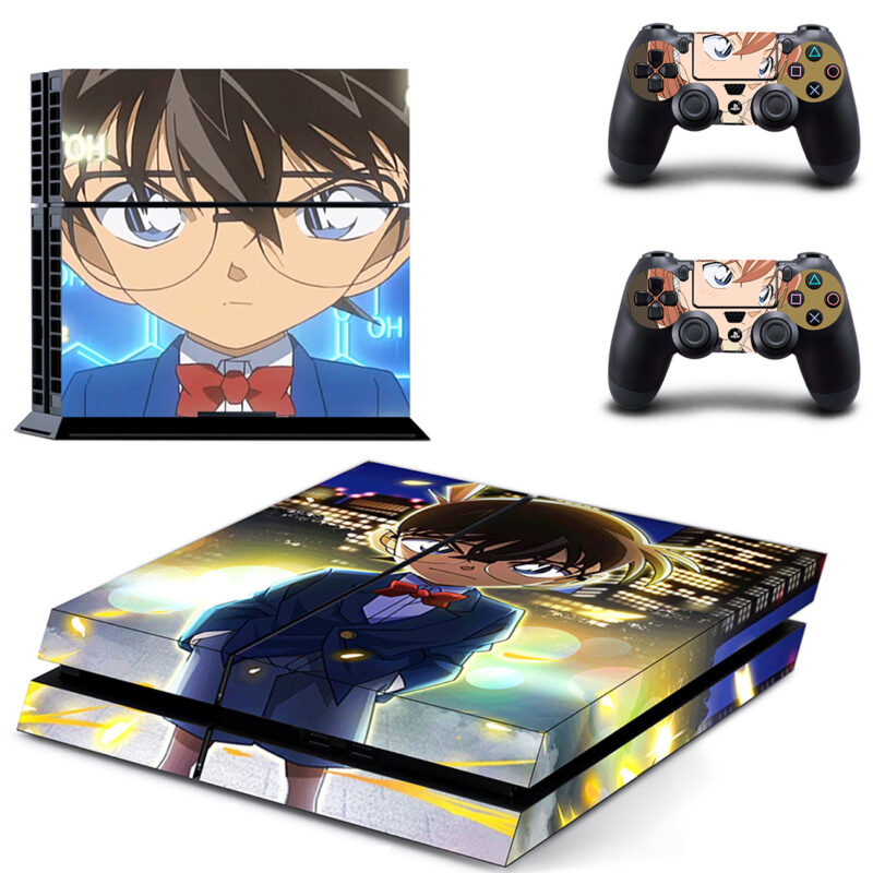 Detective Conan Skin Sticker For PS4 Skin And Controllers