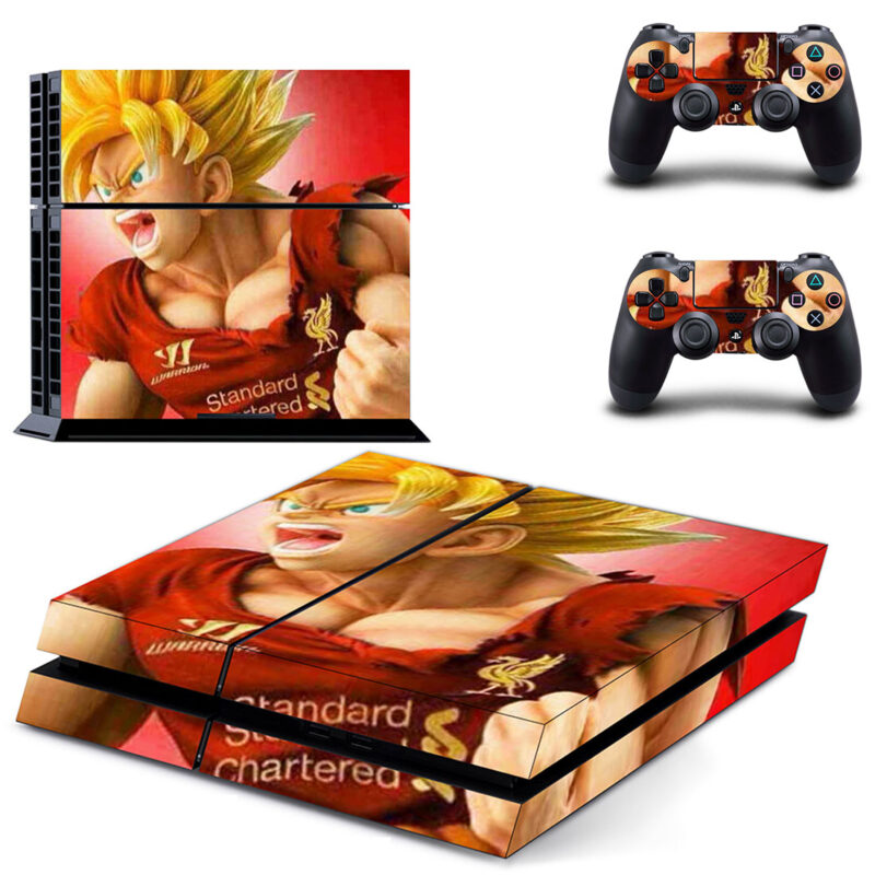 Goku Skin Sticker For PS4 Skin And Controllers