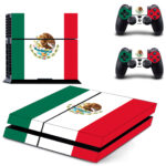 Mexican Flag Skin Sticker For PS4 Skin And Controllers