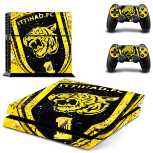 Ittihad FC Skin Sticker For PS4 Skin And Two Controllers