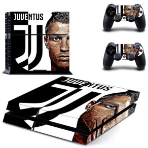 Juventus Skin Sticker For PS4 Skin And Two Controllers