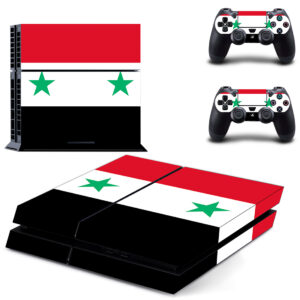 Syria Flag Skin Sticker For PS4 Skin And Two Controllers