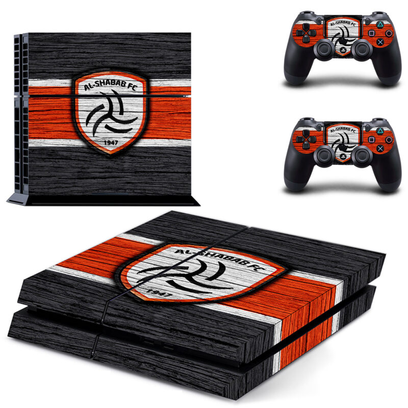 AL - Shabab FC Skin Sticker For PS4 Skin And Controllers