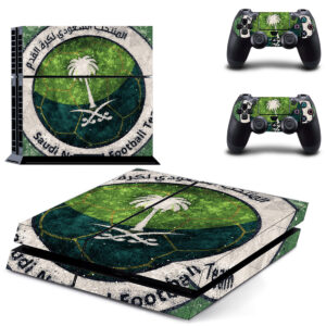 Saudi Football Team Skin Sticker For PS4 Skin And Controllers