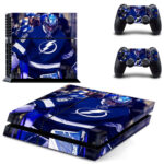 Tampa Bay Lightning Skin Sticker For PS4 Skin And Two Controllers