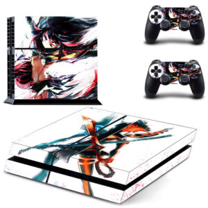 Kill La Kill Ryuko Skin Sticker For PS4 Skin And Two Controllers