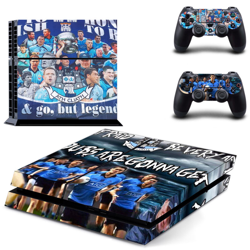 Ath cliath Skin Sticker For PS4 Skin And Two Controllers