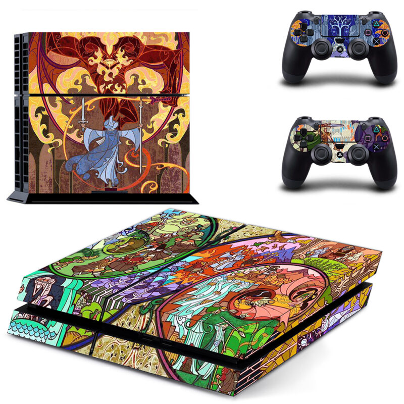 Lord of The Rings Jian Guo Skin Sticker For PS4 Skin And Two Controllers