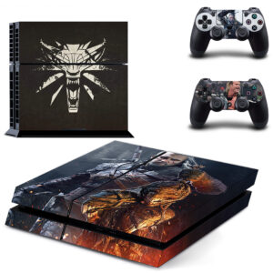 Celular The Witcher Skin Sticker For PS4 Skin And Two Controllers