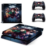 Demon Slayer Skin Sticker For PS4 Skin And Two Controllers