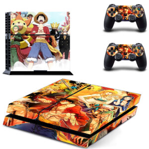 One Piece Skin Sticker For PS4 Skin And Two Controllers