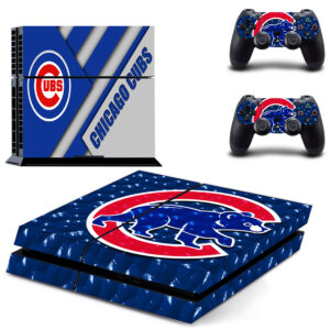 Chicago Cubs Skin Sticker For PS4 Skin And Two Controllers