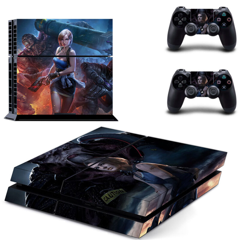 Resident Evil Skin Sticker For PS4 Skin And Controllers