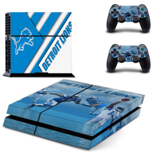 Detroit Lions Skin Sticker For PS4 Skin And Controllers