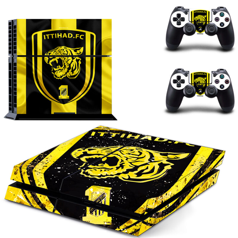 Ittihad FC Skin Sticker For PS4 Skin And Controllers