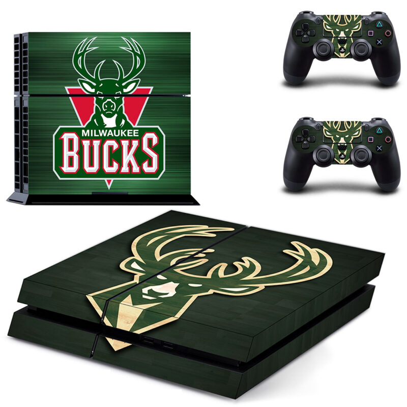 Milwaukee Bucks Skin Sticker For PS4 Skin And Controllers