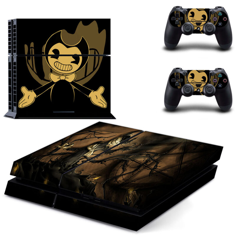 Bendy Skin Sticker For PS4 Skin And Two Controllers