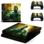 Hulk Skin Sticker For PS4 Skin And Two Controllers