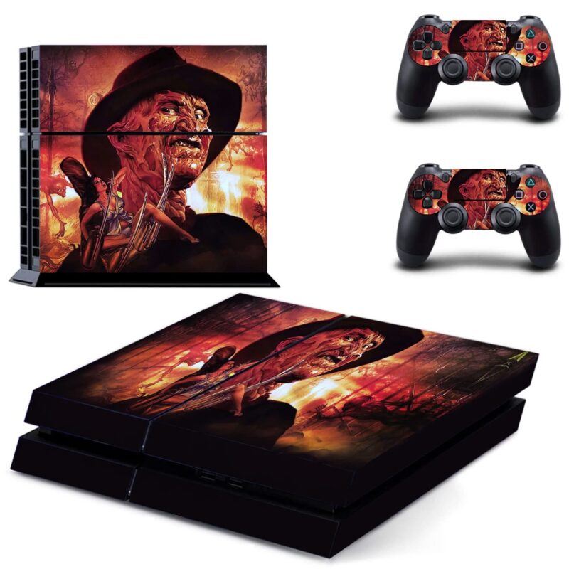 Nightmare On Elm Street PS4 Skin Sticker Decal