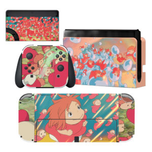 Ponyo Nintendo Switch OLED Skin Sticker Decal