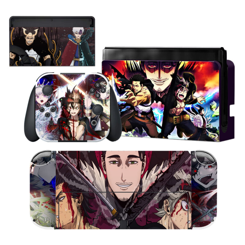 Black Clover Nintendo Switch Skin Sticker Decal