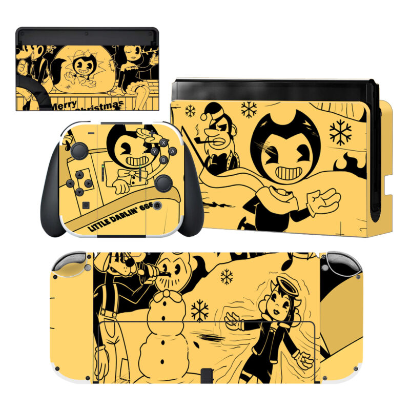 Bendy Devil's Game Nintendo Switch Skin Sticker Decal