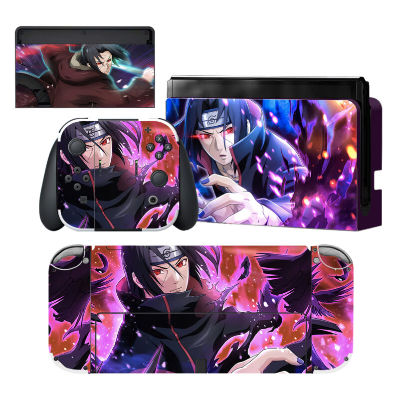 Itachi Uchiha Nintendo Switch OLED Skin Sticker Decal