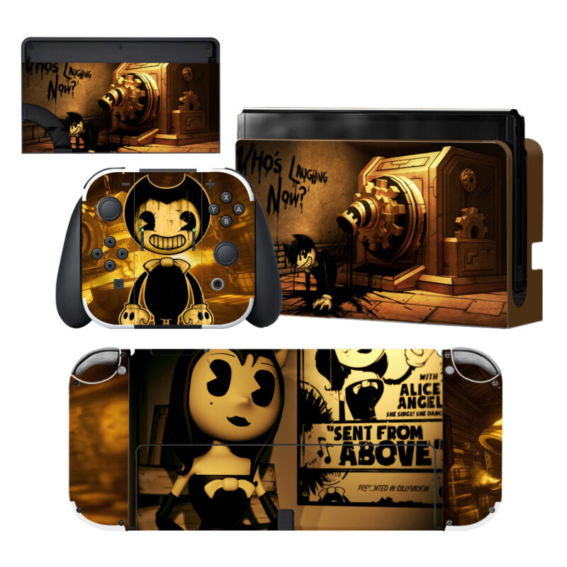 Bendy And The Ink Machine Nintendo Switch OLED Skin Sticker Decal